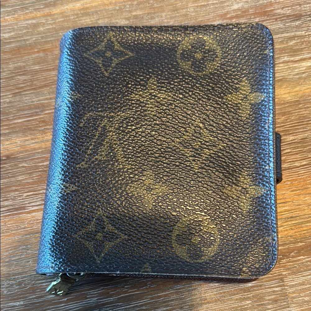 Louis Vuitton Brown and Gold Monogram Wallet